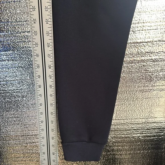 Mother Pants Womens Navy Blue French Kissing Pleated Trainer Jogger Zip. 28 - Picture 5 of 9